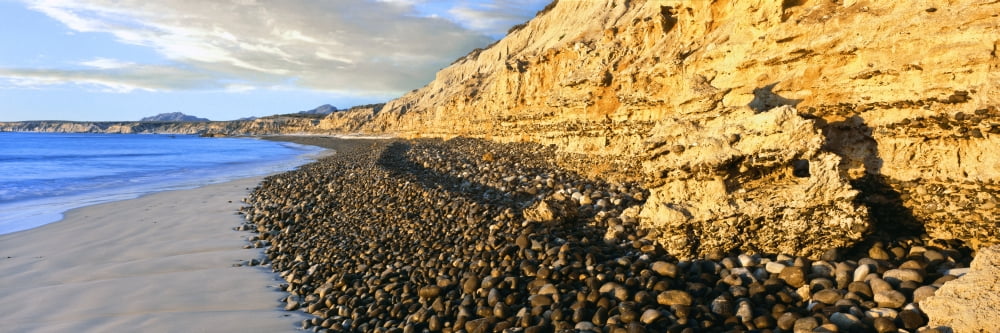 Coastline Cabo Pulmo National Marine Park Cabo Pulmo Baja California Sur Mexico Canvas Art - Panoramic Images (36 x 12)