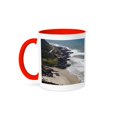 thumbnail image 1 of 3dRose, Coastline, Cape Perpetua Area, Oregon, USA - US38 JWI0547 - Jamie and Judy Wild, 15oz Two-Tone Red Mug, 1 of 3