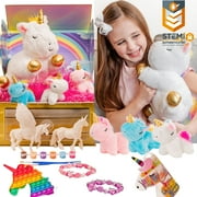 Coastline Craft Unicorn Giftset - Girls Toys Complete w/ Kids Arts & Crafts & Unicorn Toys for Ages 3 Years & up!