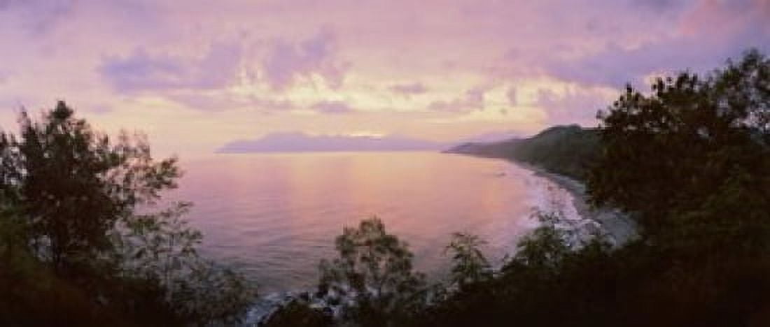 Coastline Flores Island Indonesia Canvas Art - Panoramic Images (15 x 6)