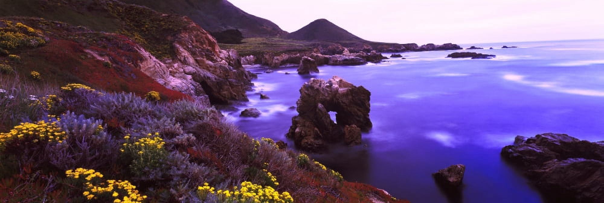 Coastline Garrapata State Park Monterey California USA Canvas Art - Panoramic Images (27 x 9)