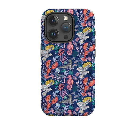 Coastline Pattern-C Abstract Phone Case for iPhone 16 15 14 13 12 11 Pro Max