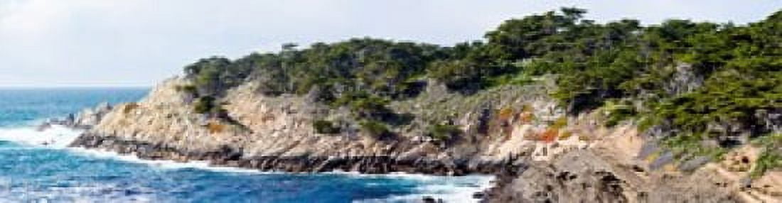 Coastline Point Lobos State Reserve Carmel Monterey County California USA Canvas Art - Panoramic Images (40 x 10)