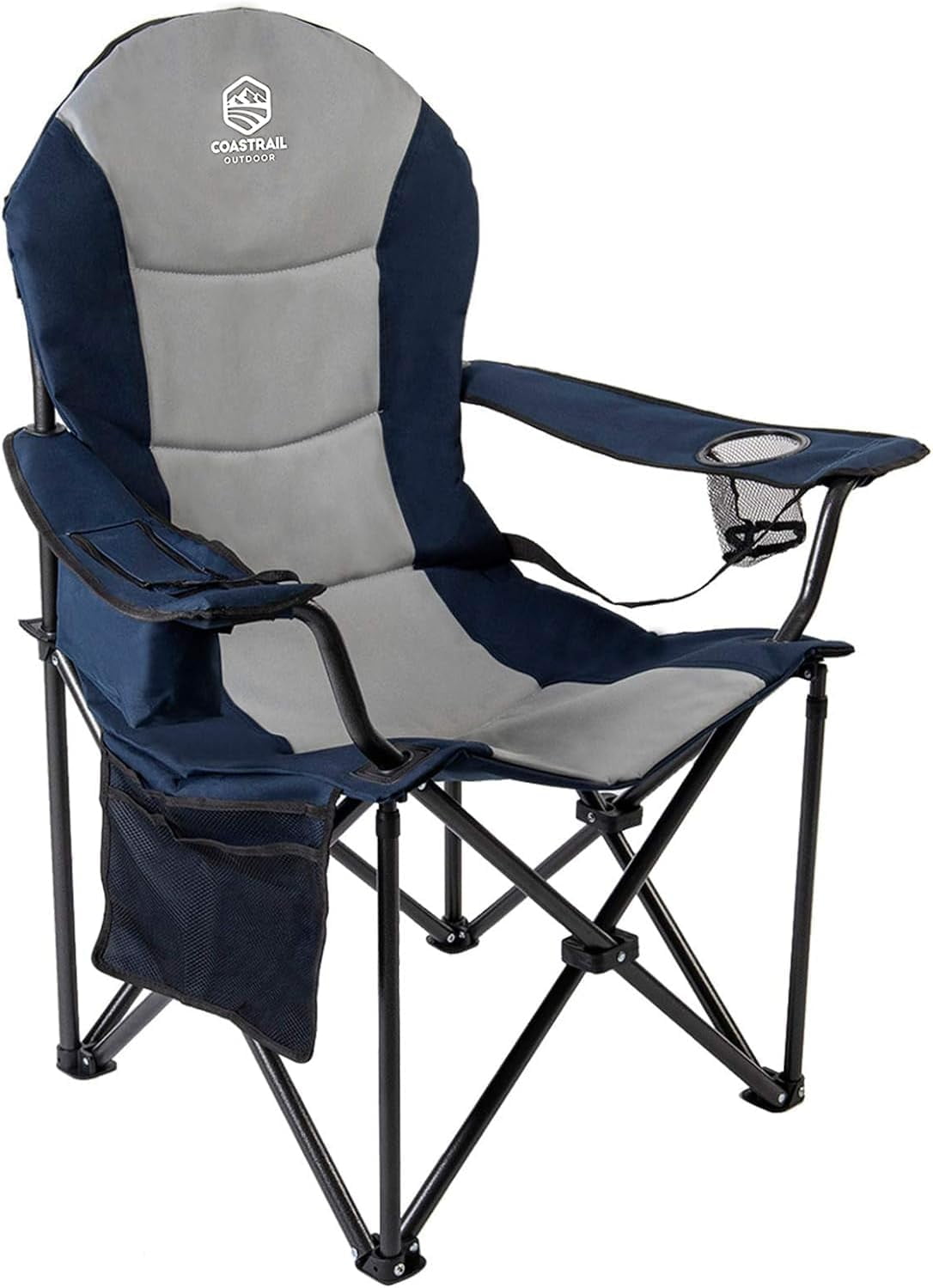 Coastrail Outdoor Camping Chair Oversized Padded Folding Quad Arm ...