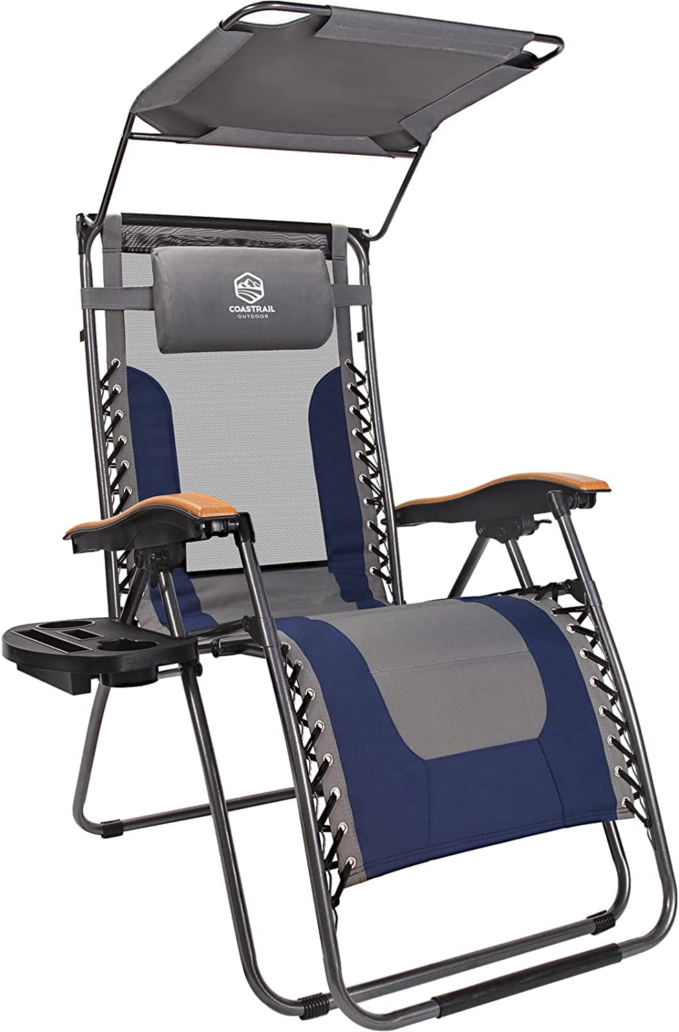 Coastrail Outdoor Zero Gravity Chair Premium Reclining Lounger with Sun