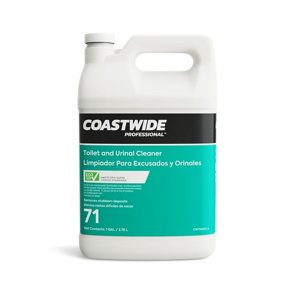 COASTWIDE Multi-Purpose Cleaners Washroom Toilet Cleaner 71 3.78L 4/Carton CW710001-A