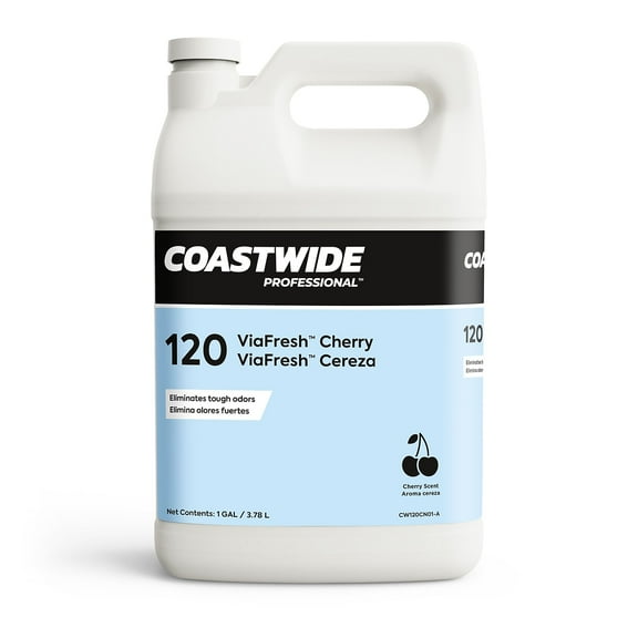 Staples Coastwide Professional Air Freshener ViaFresh Cherry Concentrate 3.78L 4/Carton