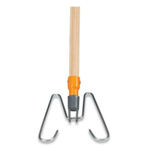 Wedge Dust Mop Frame and Handle, Wood, 48 Wedge Dust Mop Frame and Handle, Wood, 48