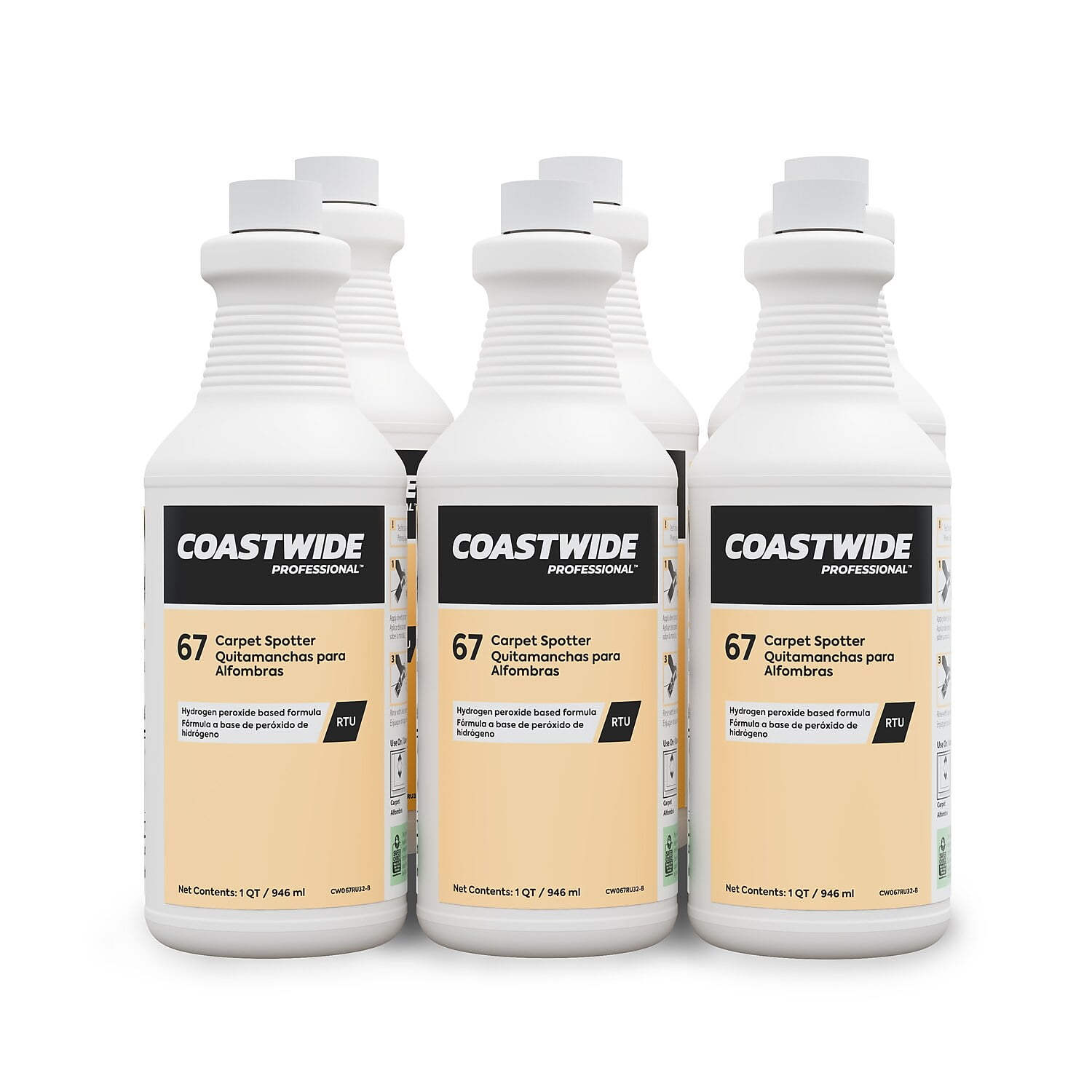 Coastwide Professional Carpet Spotter 67 0.95L 6/Carton (CW670032-A)