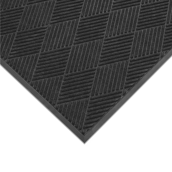 Coastwide Professional Commercial Wiper/Scraper Floor Mat 4' x 6' Charcoal (CW23071)