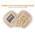 thumbnail image 1 of Staples Coastwide Professional Cut-End Dust Mop Head Cotton 18" x 5" White 3/Pack CW56752, 1 of 5