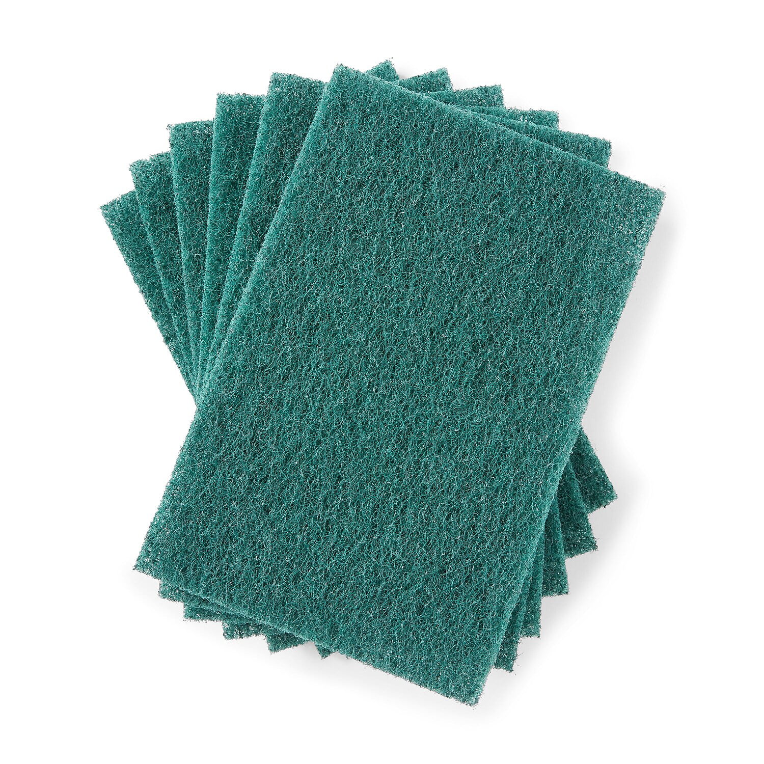 MR.SIGA Heavy Duty Scouring Pads, Household Scrubber for Kitchen, Sink,  Dish, 24-Pack, 3.9 x 5.9 inch 10 x 15 cm, Green