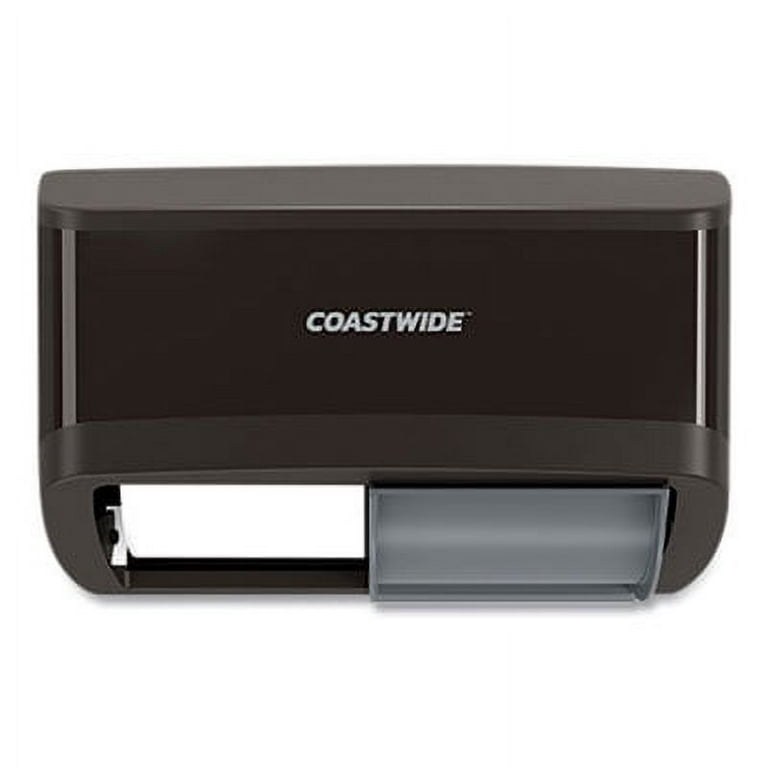 J-Series Duo Bath Tissue Dispenser, 11.49 x 6.9 x 7.55, Black/Metallic J-Series Duo Bath Tissue Dispenser, 11.49 x 6.9 x 7.55, Black/Metallic