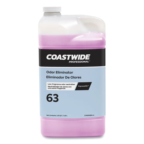 Odor Eliminator 63 Concentrate for ExpressMix, Grapefruit, 3.25 L Bottle, 2/Carton Odor Eliminator 63 Concentrate for ExpressMix, Grapefruit, 3.25 L Bottle, 2/Carton