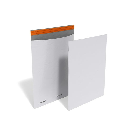 Staples Coastwide Professional Self-Sealing Poly Mailer 14" x 17" White 200/Carton CW56582VS