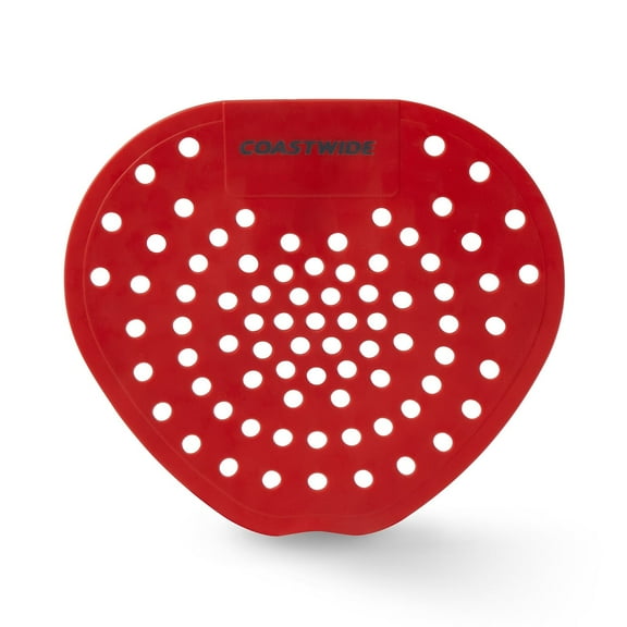 Staples Coastwide Professional Urinal Screen Cherry 12/Box (CW61762)