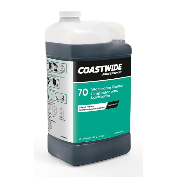 Staples Coastwide Professional Washroom Cleaner 70 Concentrate for ExpressMix 3.25L 2/Carton