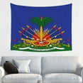 thumbnail image 1 of Coat Arms Of Haititapestry Aesthetic Tapestry Wall Hanging For Room Bedroom Dorm Room Decor 29x37 Inches, 1 of 7
