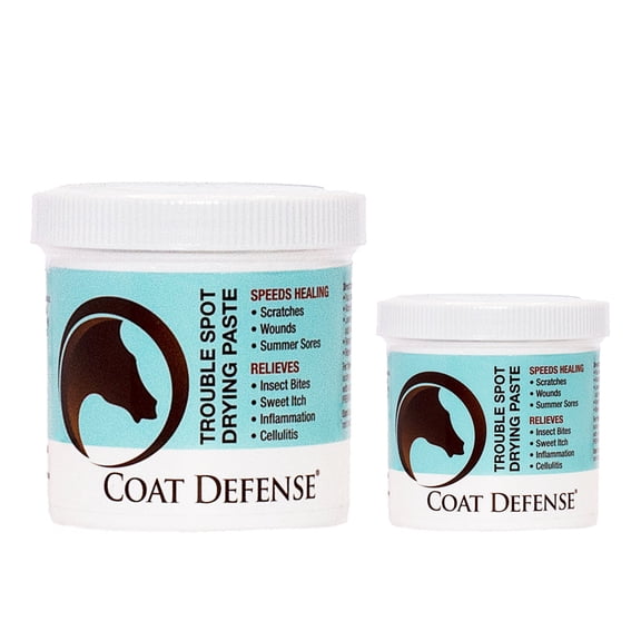 Coat Defense Trouble Spot Drying Paste for Horses | 10oz