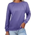thumbnail image 1 of Coat For Women Womens Casual Long Sleeve Sweatshirts CrewNeck Relaxed Fit Tops Pullovers, 1 of 6