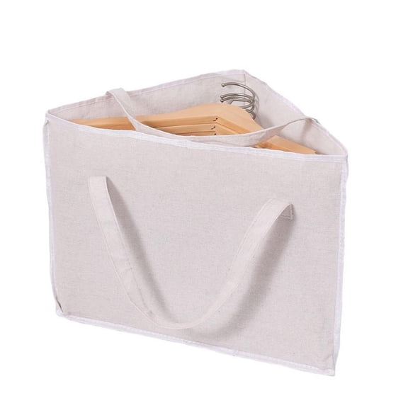 Coat Hanger Storage Box, Hanger Organizer Holder for Closet Space Saving, Waterproof Portable Stacker Container for Wardrobe Laundry Room