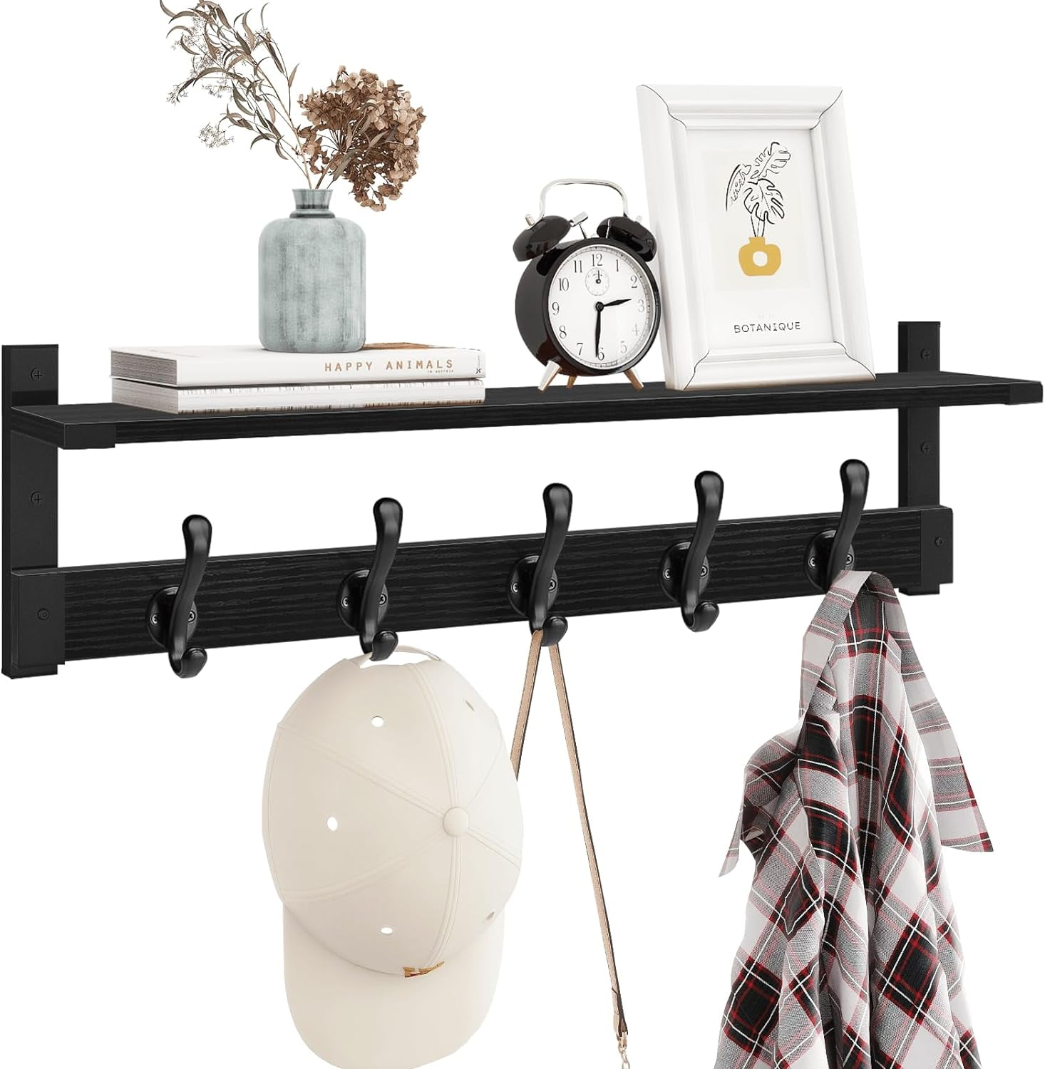 Hang coats on wall rack sale