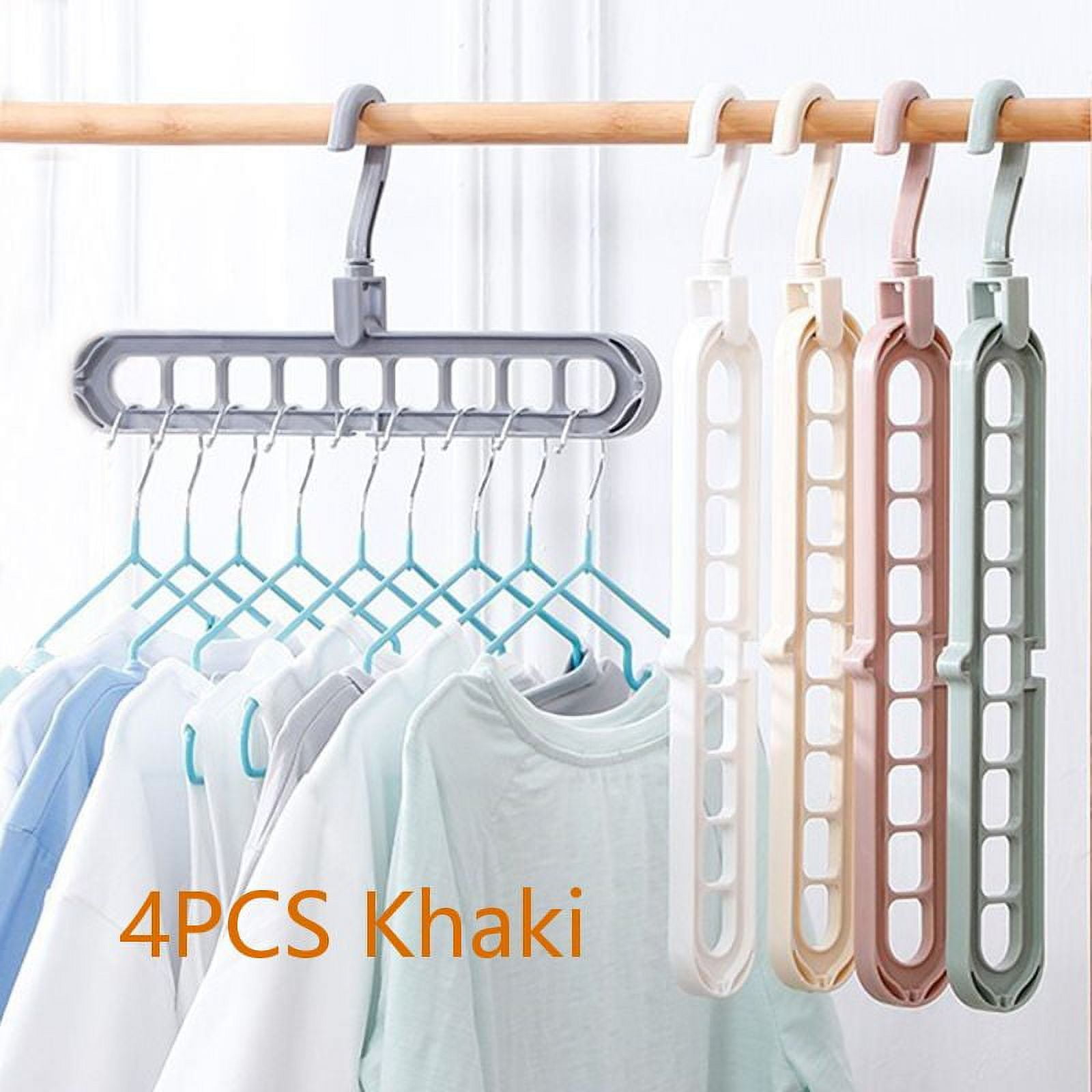 Metal Magic Hangers Space Saving Hangers Closet Multi-Port Support