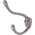 thumbnail image 1 of Coat & Hat Hook, 3-1/2" High, 2-1/4" Projection, Antique Nickel by Stone Harbor Hardware, 1 of 3