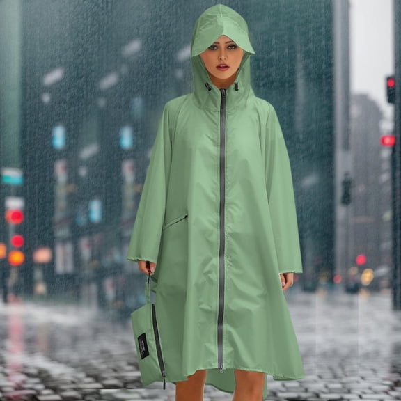 Coat Hooded Rain Raincoat Teens For Adults Unisex With Pockets Jacket Fashion Umbrella Umbrella Stroller for Toddlers Lightweight in Ground Umbrella Base Clear Umbrellas for Weddings Umbrella Double