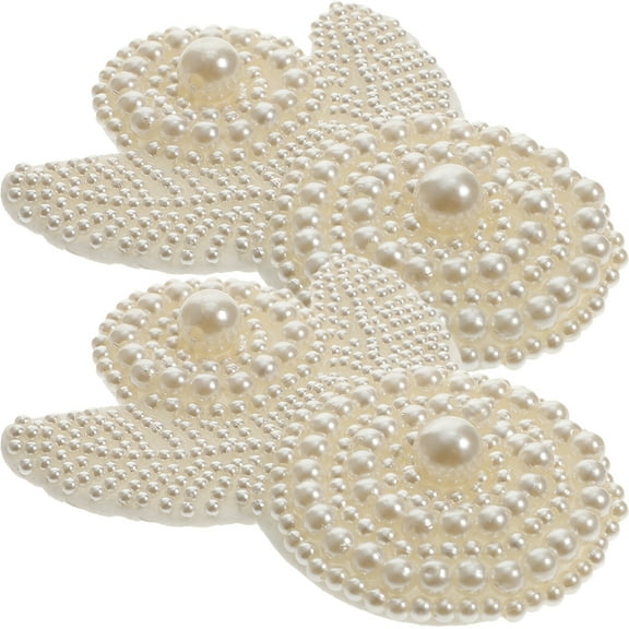 Coat Patches DIY Hot Glue Bottom Cloth Sticker Clothing Punk Jacket Hat Bride 2 Pcs