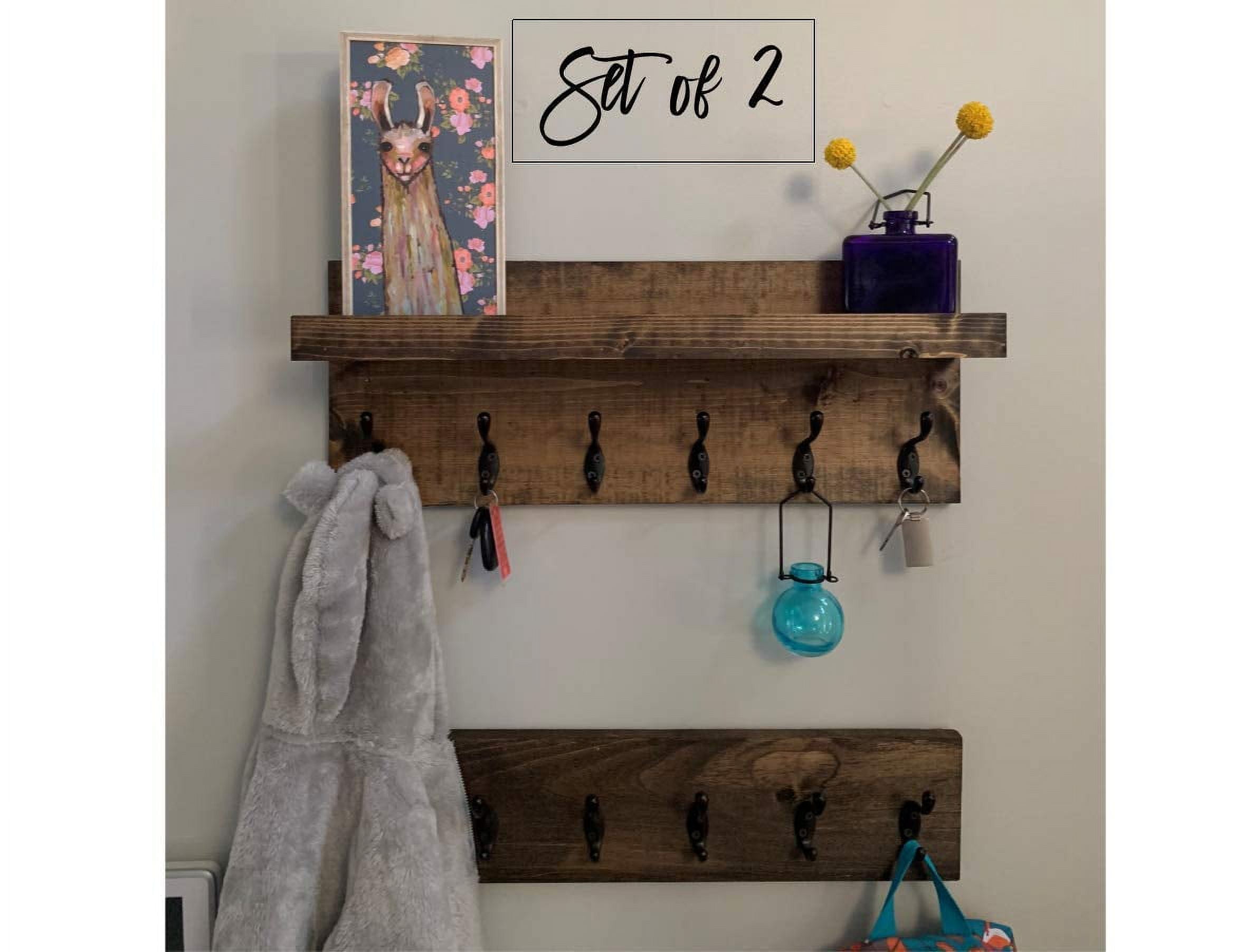 Coat Rack (Choose your Length) Towel RackEntryway Organizer Wall