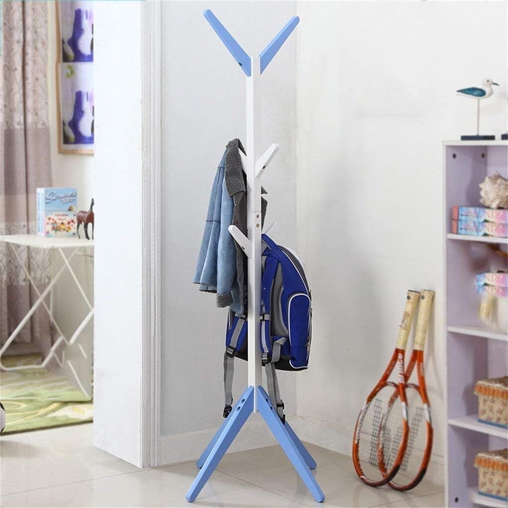Coat Rack Clothes Rack with 6 Hooks Metal Coat Hanger Standing Coat