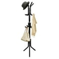 thumbnail image 1 of Coat Rack, Freestanding Coat Rack with 12 Hooks for Hats, Coats, Scarves, Handbags, Metal Coat Rack Stand for Bedroom, Hallway, Entrance, Home Office, Black, 1 of 6