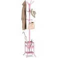 thumbnail image 1 of Coat Rack Freestanding, Coat Tree with Umbrella Holder, Metal Coat Rack Stand with 12 Hooks, Modern Coat Hanger Stand for Entryway, Purse Rack Hat Rack Stand for Living Room Bedroom Office, 1 of 9