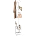 thumbnail image 1 of Coat Rack Freestanding - Coat Tree with Umbrella Holder, Metal Coat Rack Stand with 12 Hooks, Modern Coat Hanger Stand for Entryway, Purse Rack Hat Rack Stand for Living Room Bedroom Office, 1 of 18