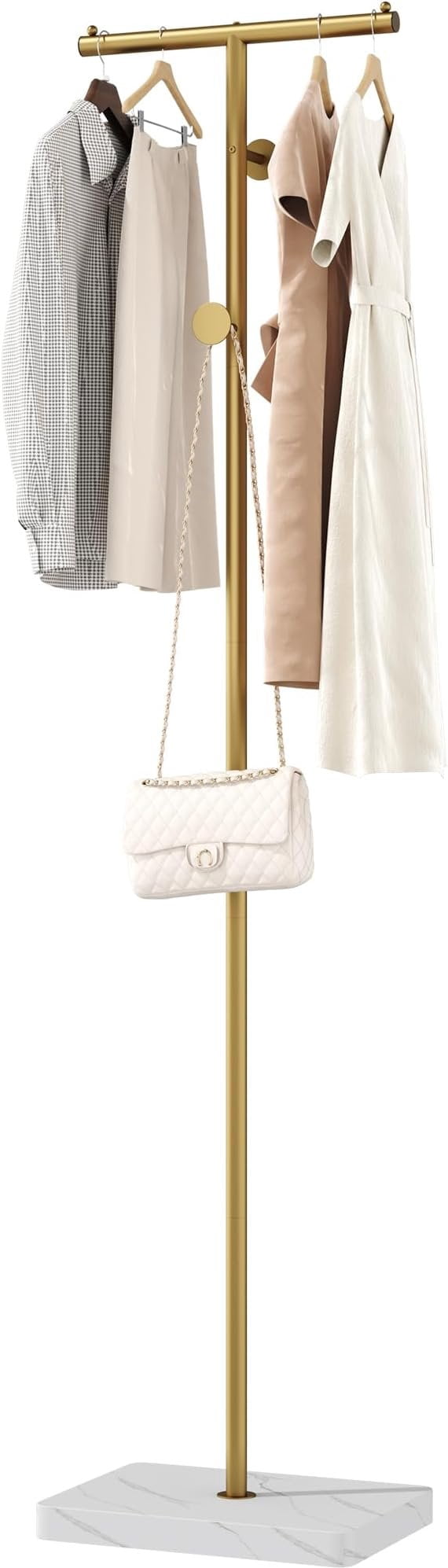 Metal Jacket Rack Coat Rack, Freestanding Metal Coat Racks, T-Shape Clothes Hat Stand ...