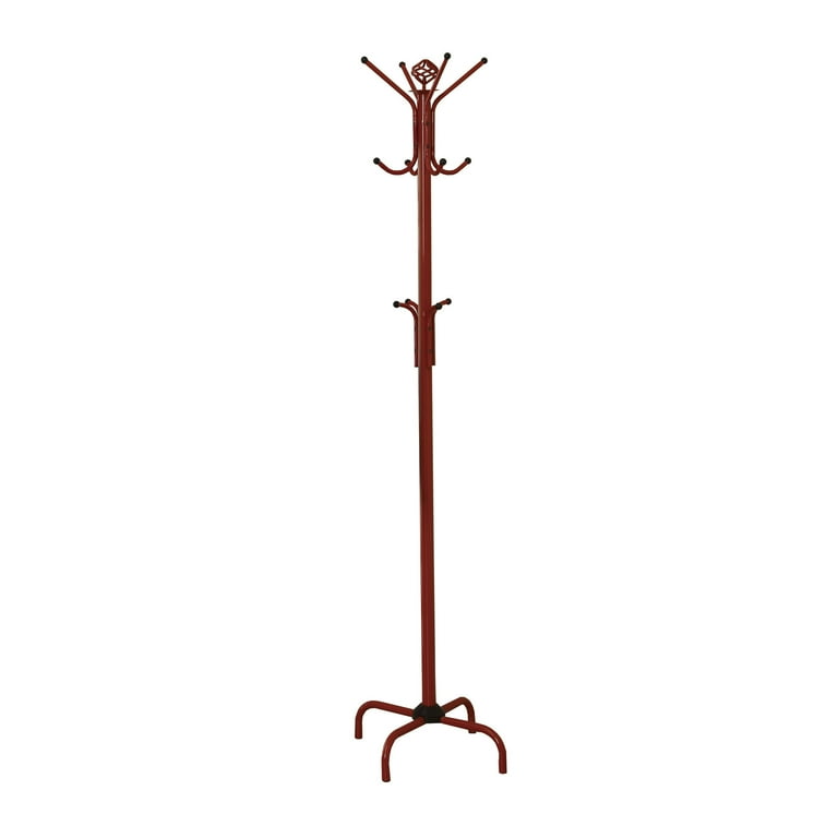 Coat Rack Hall Tree Free Standing 12 Hooks Entryway 70