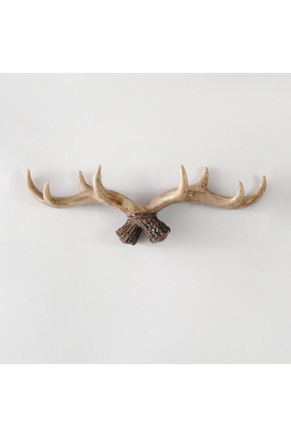 Coat Rack,Retro Antler Decorative Wall Mount Creative Living Room Entrance Door Hook