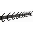 Coat Storage Rails Coat Rack Wall Mount – 30 Inch Stainless Steel Hook Rail with 10 Double ...