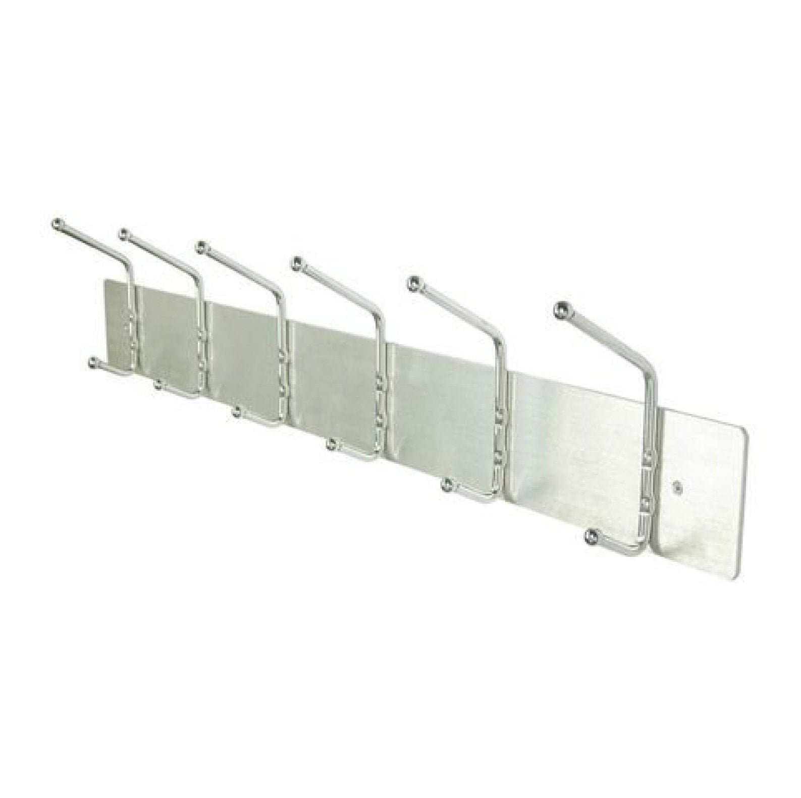 Coat Rack Wall Mount - 36 Inch Silver Metal Coat Hanger - Heavy Duty ...