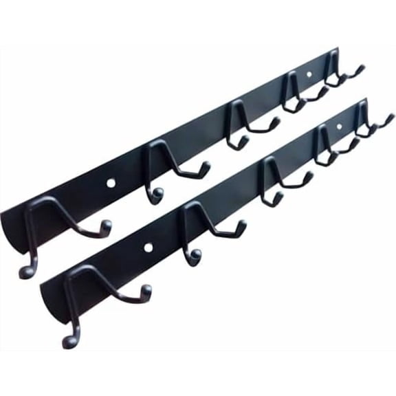 Coat Rack Wall Mount Hooks, Metal Wall Coat Rack for Hanging Coat Jacket Backpack Hat, Heavy Duty Coat Hooks Wall Mounted for Bathroom, Kitchen, Mudroom, Entryway, Set of 2