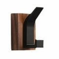 thumbnail image 1 of Coat Rack Wall Mount,Walnut Wood Coat Hooks,Wooden Wall Hooks for Hanging,Heavy Duty Aluminum Hat Bag Hanger Key Holder for Wall,Decorative Purse Hanger Towel Racks for Bathroom, 1 of 9