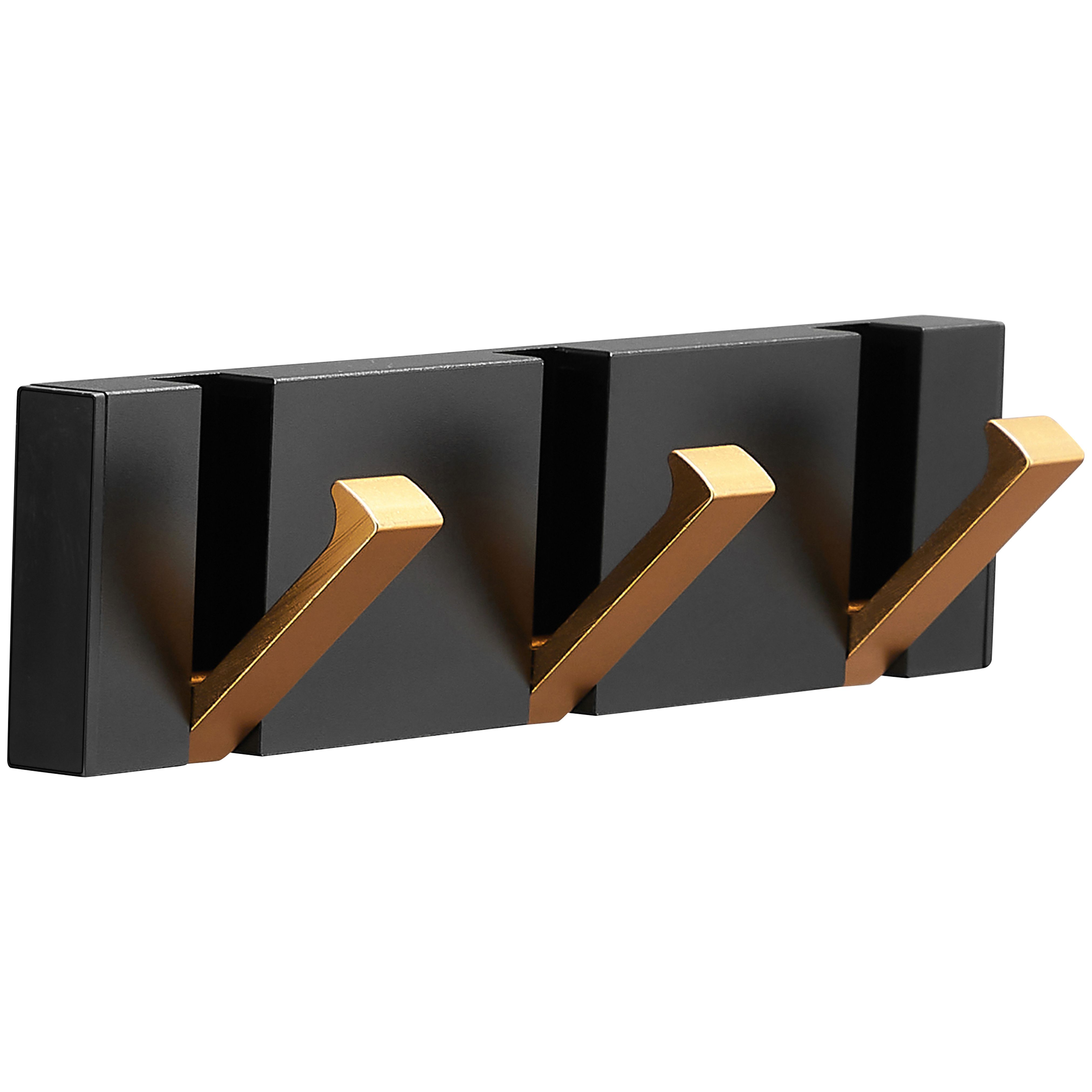 Coat Rack Wall Mount with 3 Coat Hooks, 8.27 Inch Heavy Duty Waterproof Wall Hooks Rack for