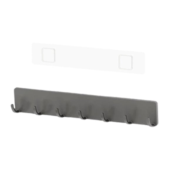 Coat Rack Wall Mounted,7 Coat Hooks for Hanging Coats,No-Drill Modern Organizer for Entryway and Bedroom,Multi-Functional Storage Hooks,Wall Mount Coats Hanger for Hat,Towel,Purse and Robes