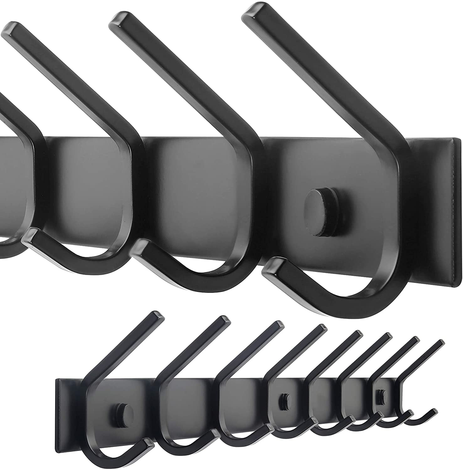 Coat Rack Wall Mounted,8 Coat Hooks for Hanging Coats,24" Wall Coat ...