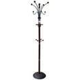 thumbnail image 1 of Coat Rack Wood and Metal with Many Hooks (Cherry, Wood and Metal), 1 of 1