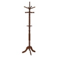 thumbnail image 1 of Achelle 11 Hook Freestanding Coat Rack Hat Hanger Tobacco, 1 of 4