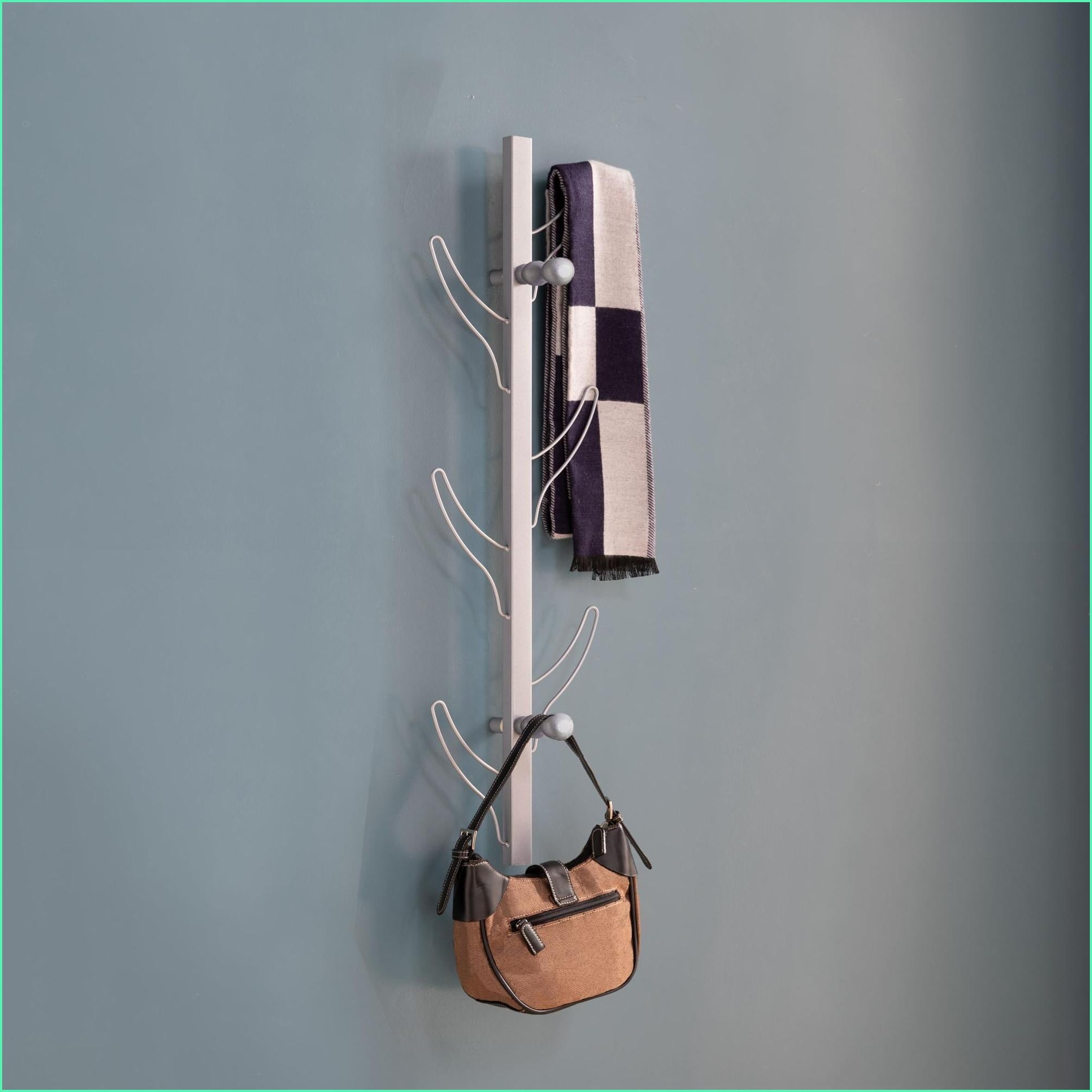 Walmart Racks Coat Racks, All Metal 8-Hook Wall Mounted Rack | Silver | Coat Racks ...
