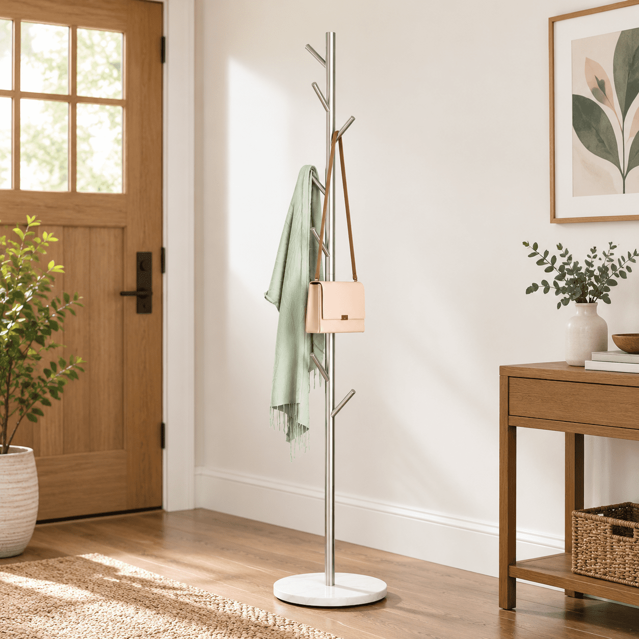 Tree Racks Bar Coat Racks With 8 Hooks Branches Tree Entryway Freestanding - Walmart.com