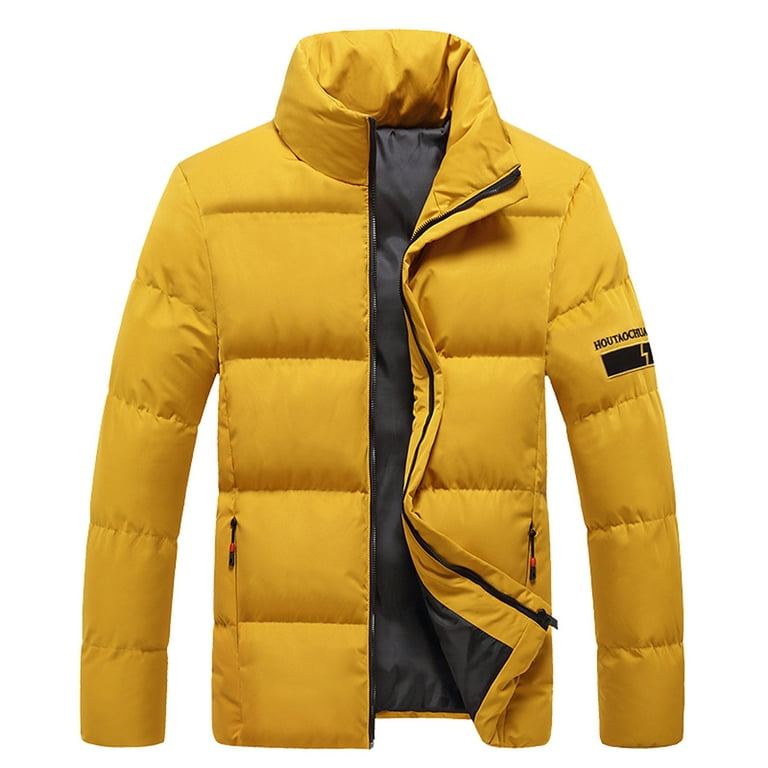 Men's winter jacket sales with two way zipper
